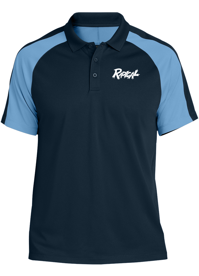 radical-tournament-polo-navy bowl bowling shirt league tournament bowler shirt