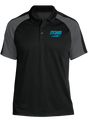 storm-tournament-polo-black-gray bowl bowling shirt league tournament bowler shirt