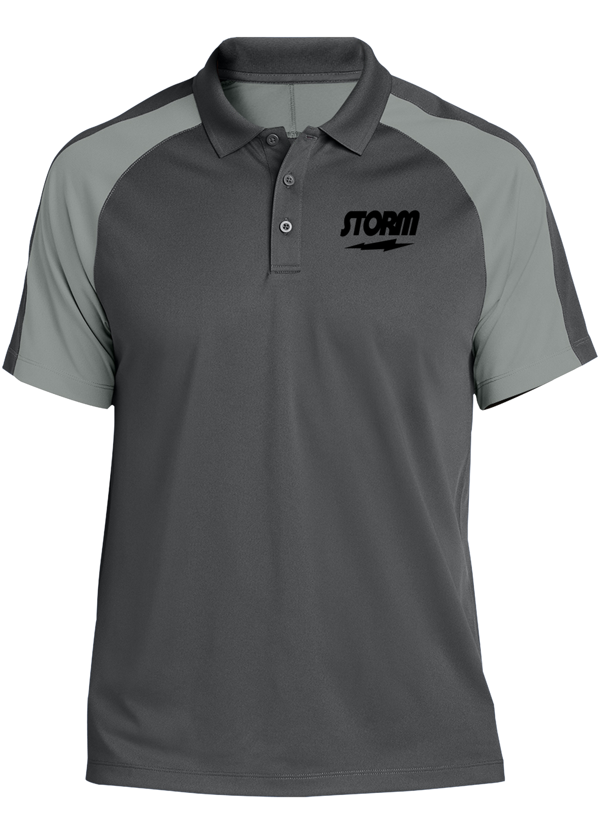 storm-tournament-polo-gray bowl bowling shirt league tournament bowler shirt