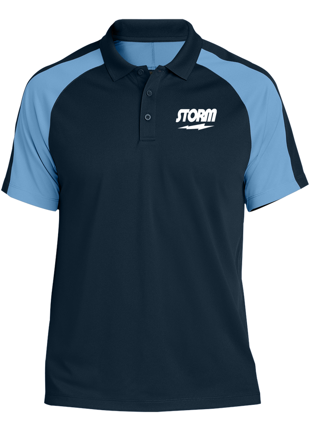 storm-tournament-polo-navy bowl bowling shirt league tournament bowler shirt