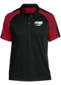 storm-tournament-polo-black-red bowl bowling shirt league tournament bowler shirt