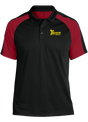 track-tournament-polo-black-red bowl bowling shirt league tournament bowler shirt