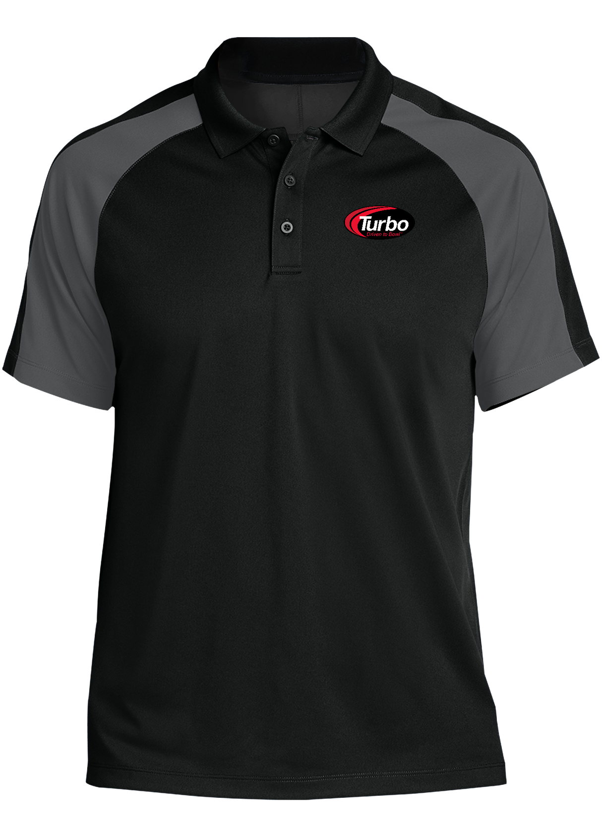 Turbo Tournament Polo Black/Gray