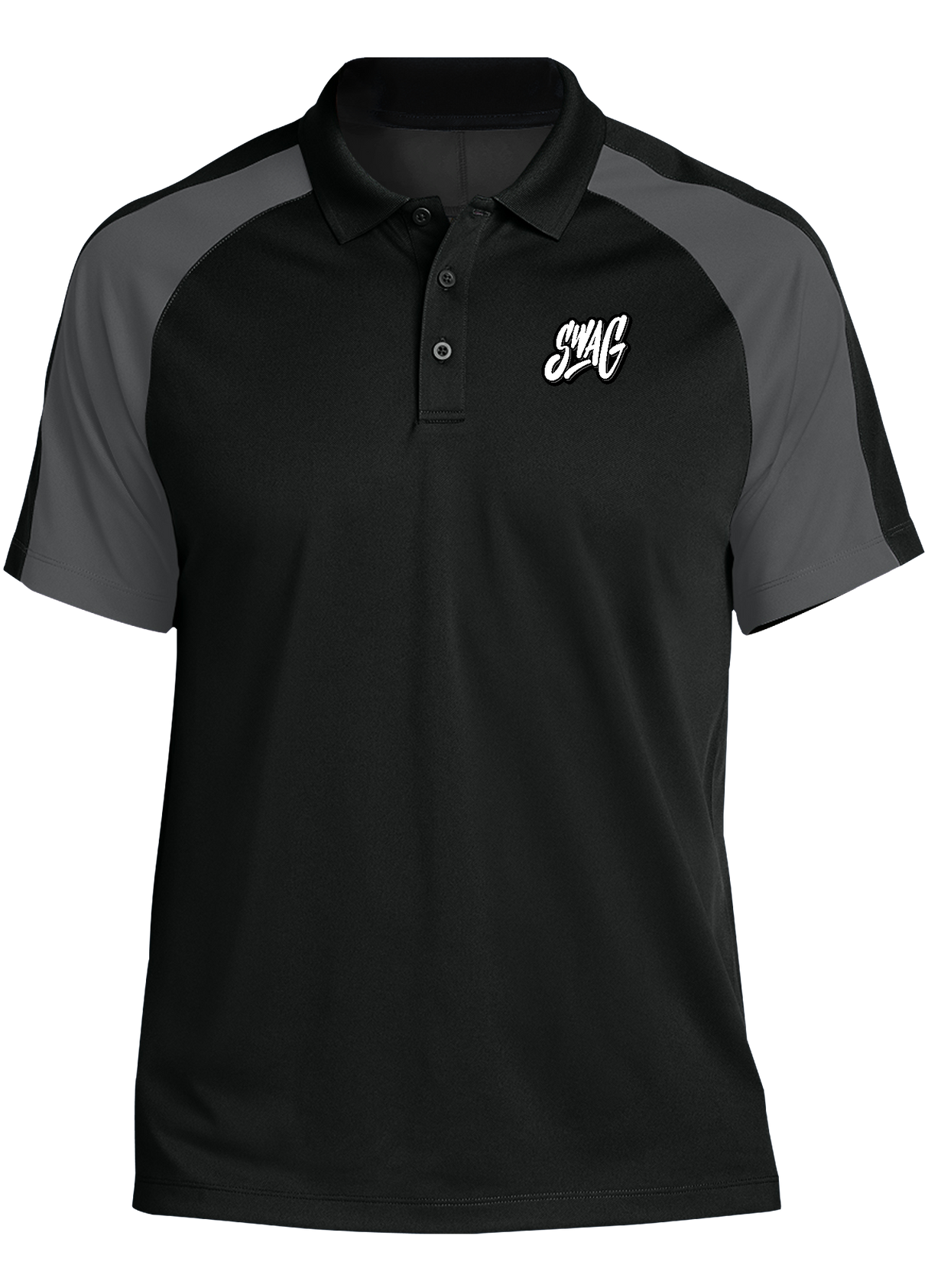 Swag Tournament Polo Black/Gray