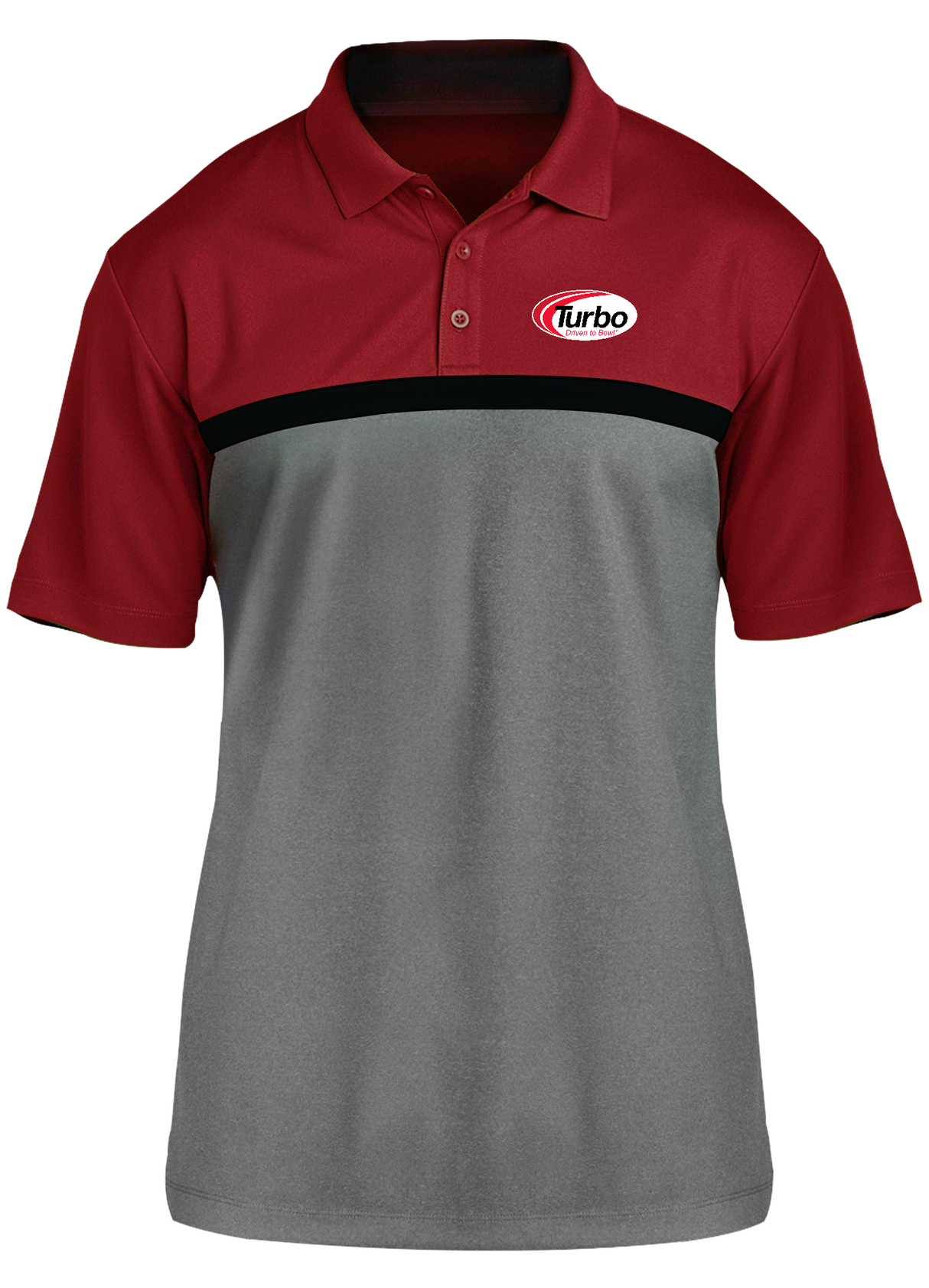 Turbo Competitor Polo Red/Black/Gray