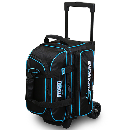 Storm Streamline 2 Ball Roller Black/Blue Bowling Bag suitcase league tournament play sale discount coupon online pba tour
