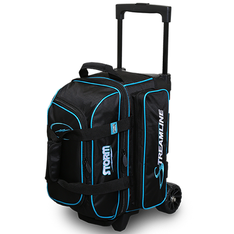 Storm Streamline 2 Ball Roller Black/Blue Bowling Bag suitcase league tournament play sale discount coupon online pba tour