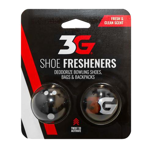 3G Shoe Fresheners Keeps shoes smelling fresh between bowling events