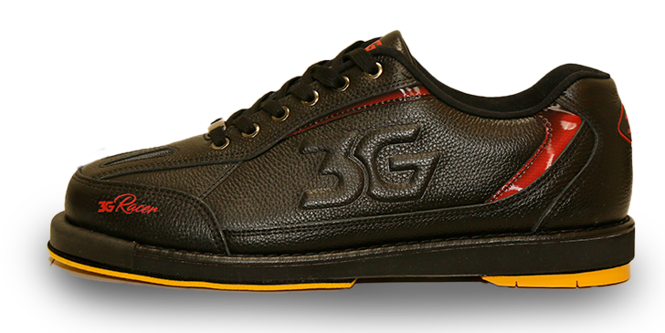 3G Racer Black Bowling Shoes Our new 3G Racer features a high-quality design developed through extensive research and testing. This is the most advanced interchangeable performance shoe in the Tour Line to date! Available in two different colors to match your style on the lanes.