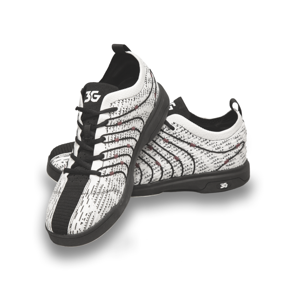 3G Ascent II White Unisex Bowling Shoes