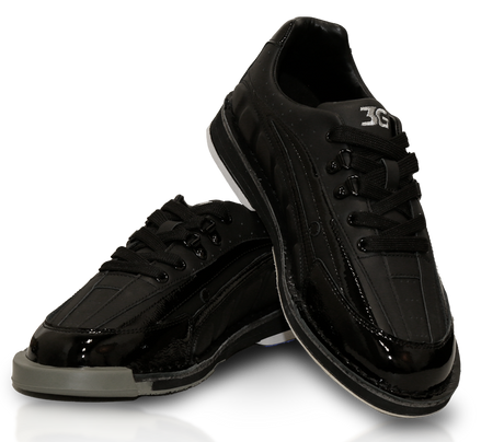 3G Tour Black Bowling Shoes Tour – Our Tour Outsole features a 50% larger EVA wedge that gradually increases towards the heel for improved positioning during the slide and improved comfort. Authentic Buckskin slide frame for consistency and durability as well as improved rubber quality on the traction foot and shoe parts. Removable slide sole and heel that fits all of the 3G spare parts.