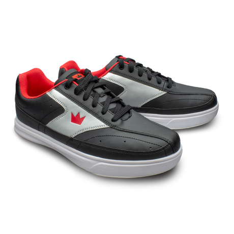 Brunswick Renegade Black/Red Bowling Shoes * Performance synthetic uppers * Extra-light molded EVA outsole * Extremely comfortable * Pure slide microfiber slide soles on both shoes * Foam padded collar and tongue * Superior slide immediately *  *