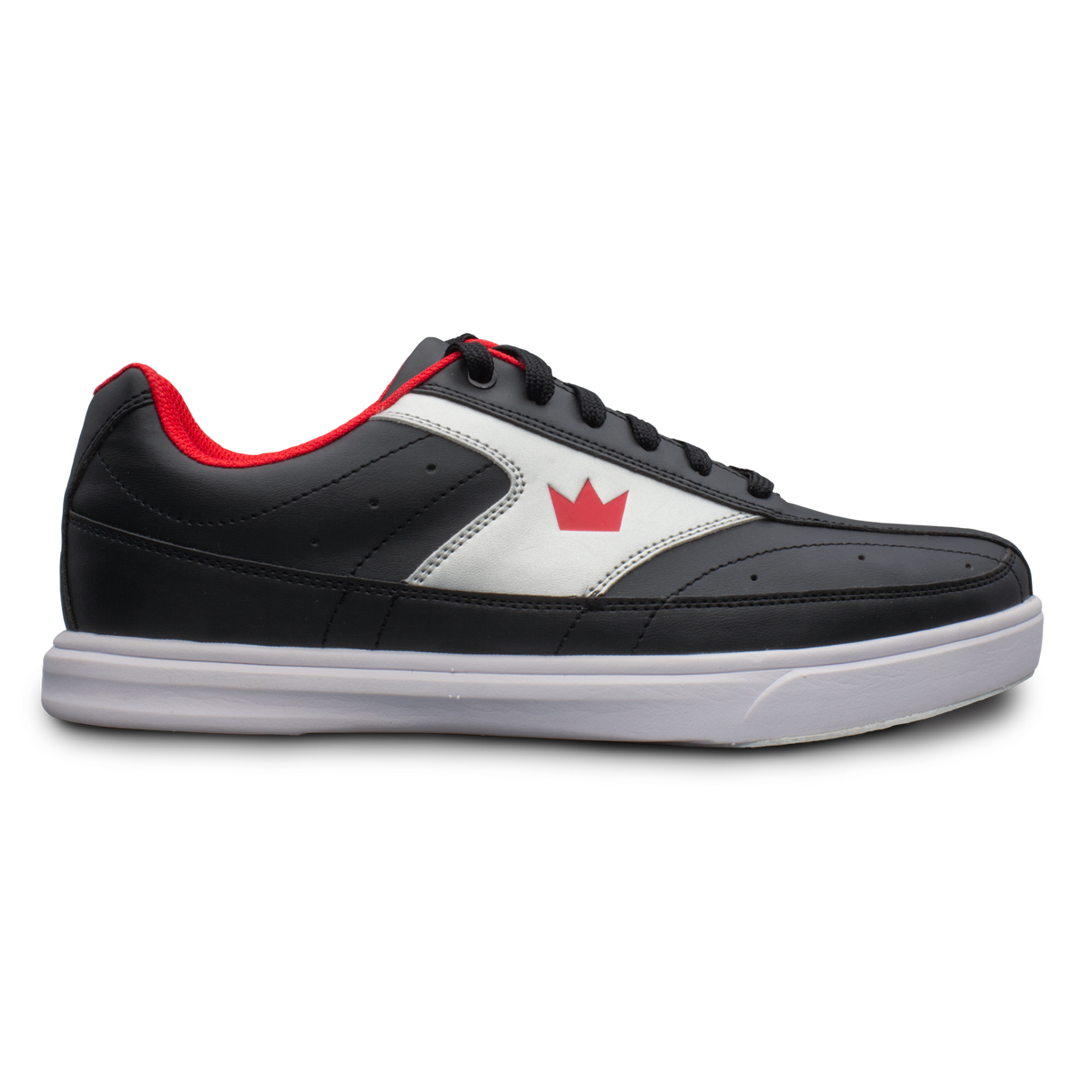 Brunswick Renegade Black/Red Bowling Shoes * Performance synthetic uppers * Extra-light molded EVA outsole * Extremely comfortable * Pure slide microfiber slide soles on both shoes * Foam padded collar and tongue * Superior slide immediately *  *