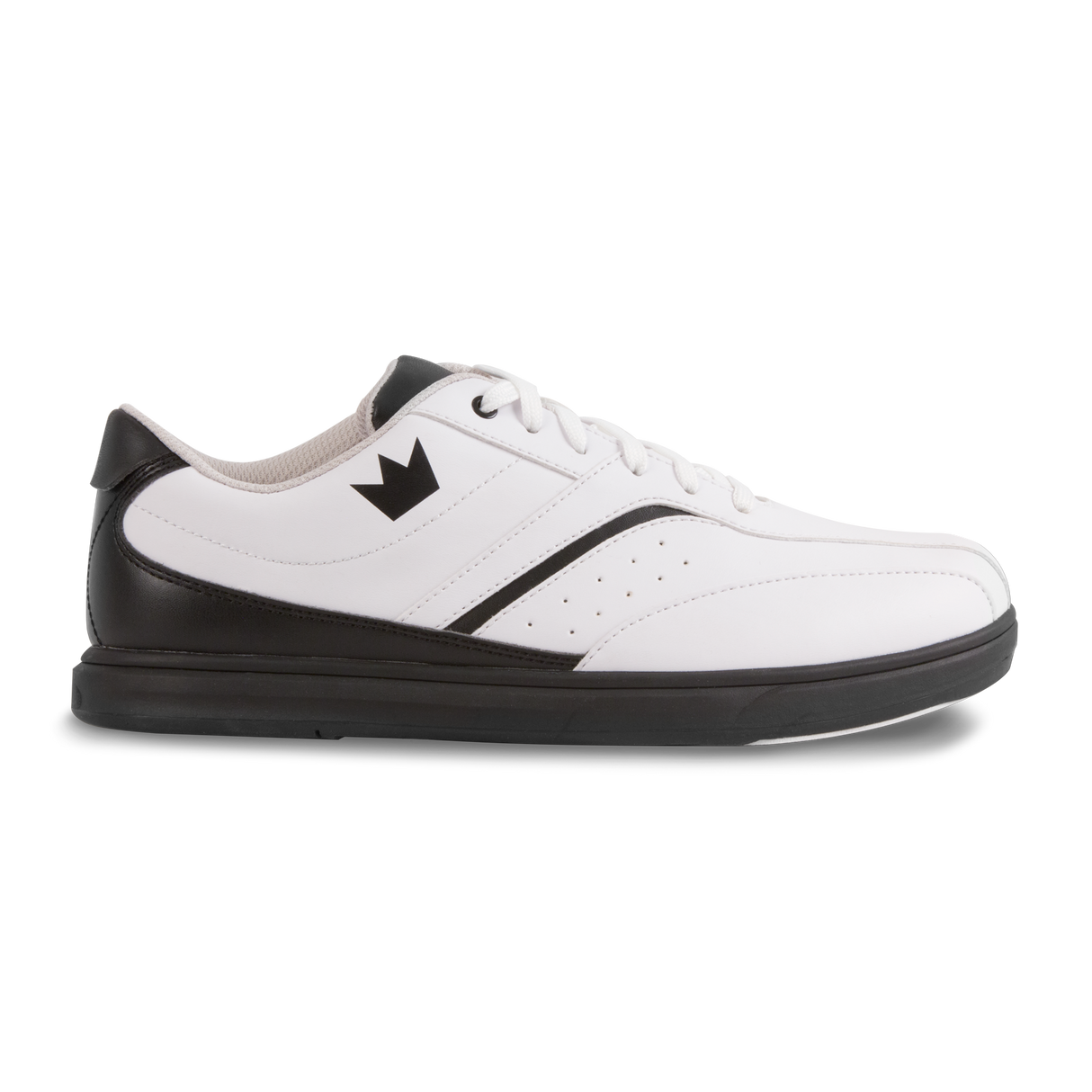 Brunswick Vapor White/Black Bowling Shoes * Performance synthetic uppers * Foam padded collar and tongue * Extra-light molded EVA outsole * Pure slide microfiber slide soles on both shoes * Superior slide immediately * *