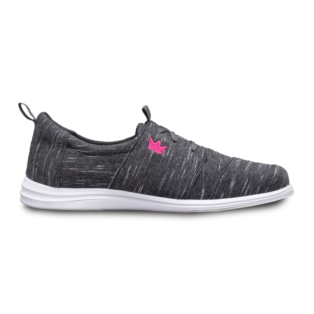 Brunswick Envy Charcoal Women's Bowling Shoes * Premium materials * Light-weight rubber outsoles * Pure slide microfiber slide soles on both shoes * Foam padded collar and tongue * Superior slide immediately *  *