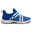 Brunswick Slingshot Royal/White Bowling Shoes * Athletic performance knit * Easy to slip on * No lace fastening system * Extra-light molded EVA outsole * Raised rubber heel for a controlled slide * Pure slide microfiber slide soles on both sides * Superior slide immediately *  *