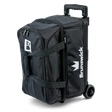 brunswick blitz black bowling bag inside bowling tournament league open play rolling suitcase travel