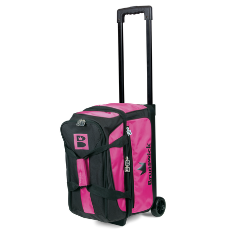 brunswick blitz pink bowling bag best price online special discount inside bowling shoe compartment rolling suitcase travel bag for touraments open play league teammate storm roto hammer brunswick coupon code holiday