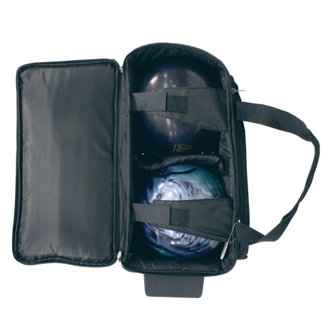 Brunswick Blitz Double 2 Ball Roller Black Bowling Bag