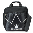 brunswick single ball tote black blitz bowling bag travel suitcase league tournament play sale discount coupon online pba tour
