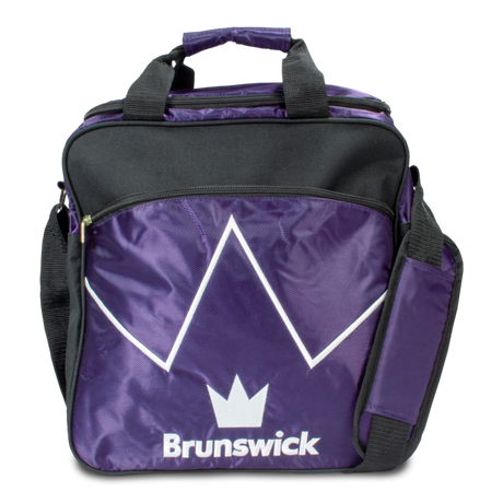 brunswick single ball tote Purple blitz bowling bag travel suitcase league tournament play sale discount coupon online pba tour