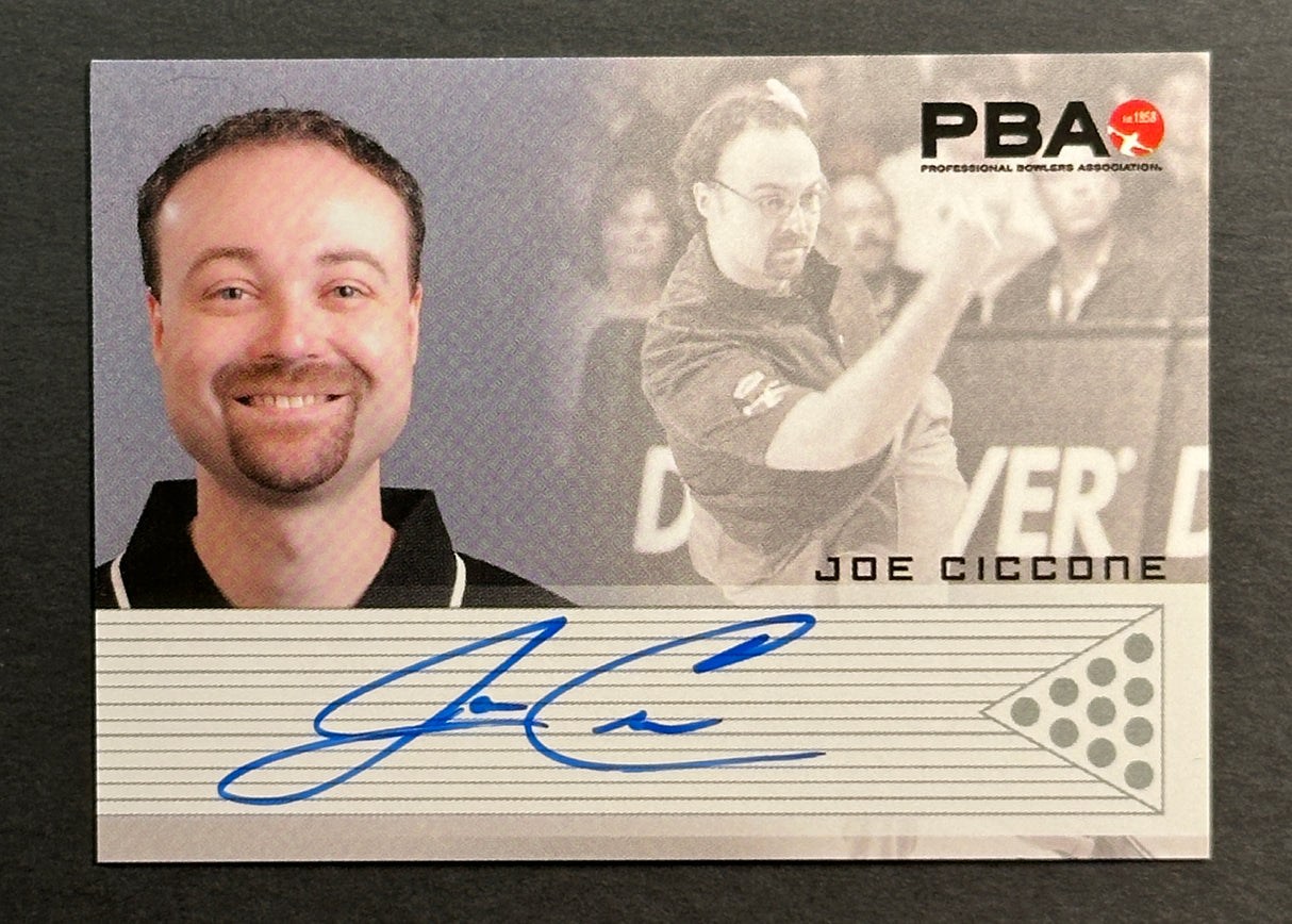 Joe Ciccone 2007 Rittenhouse Signature Moments PBA Autograph Bowling Card
