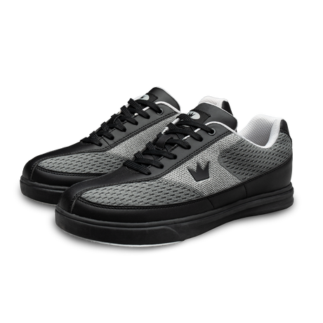 Brunswick Renegade Mesh Grey Bowling Shoes * Performance synthetic uppers * Extra-light molded EVA outsole * Extremely comfortable * Pure slide microfiber slide soles on both shoes * Foam padded collar and tongue * Superior slide immediately *  *