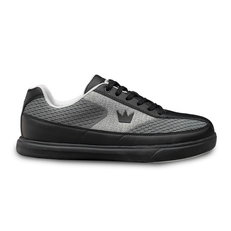 Brunswick Renegade Mesh Grey Bowling Shoes * Performance synthetic uppers * Extra-light molded EVA outsole * Extremely comfortable * Pure slide microfiber slide soles on both shoes * Foam padded collar and tongue * Superior slide immediately *  *