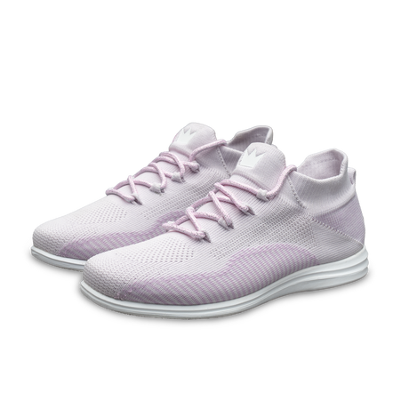 Brunswick Twisted Knit Women's Bowling Shoes Lilac * Stylish light-weight performance knit upper * Higher ankle collar for added style and comfort * Light-weight rubber outsole * Pure Slide microfiber Slide Soles on both sides *  *