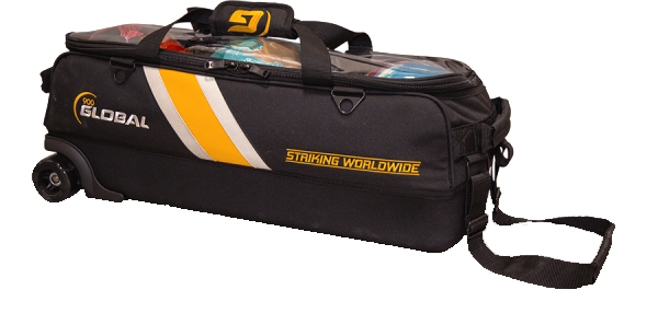 900 Global 3 Ball Travel Tote Pro Black/Gold