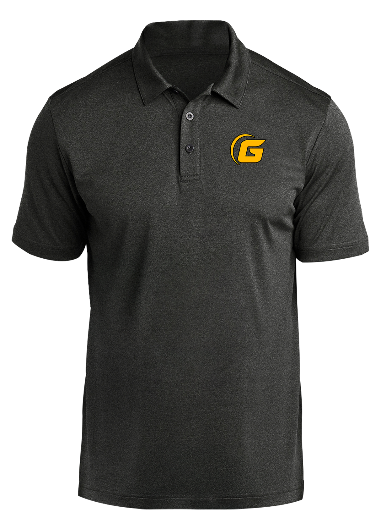 900 Global G Prime Polo Black Heather