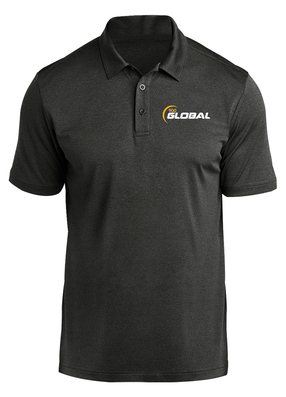 900 Global Prime Polo Black Heather