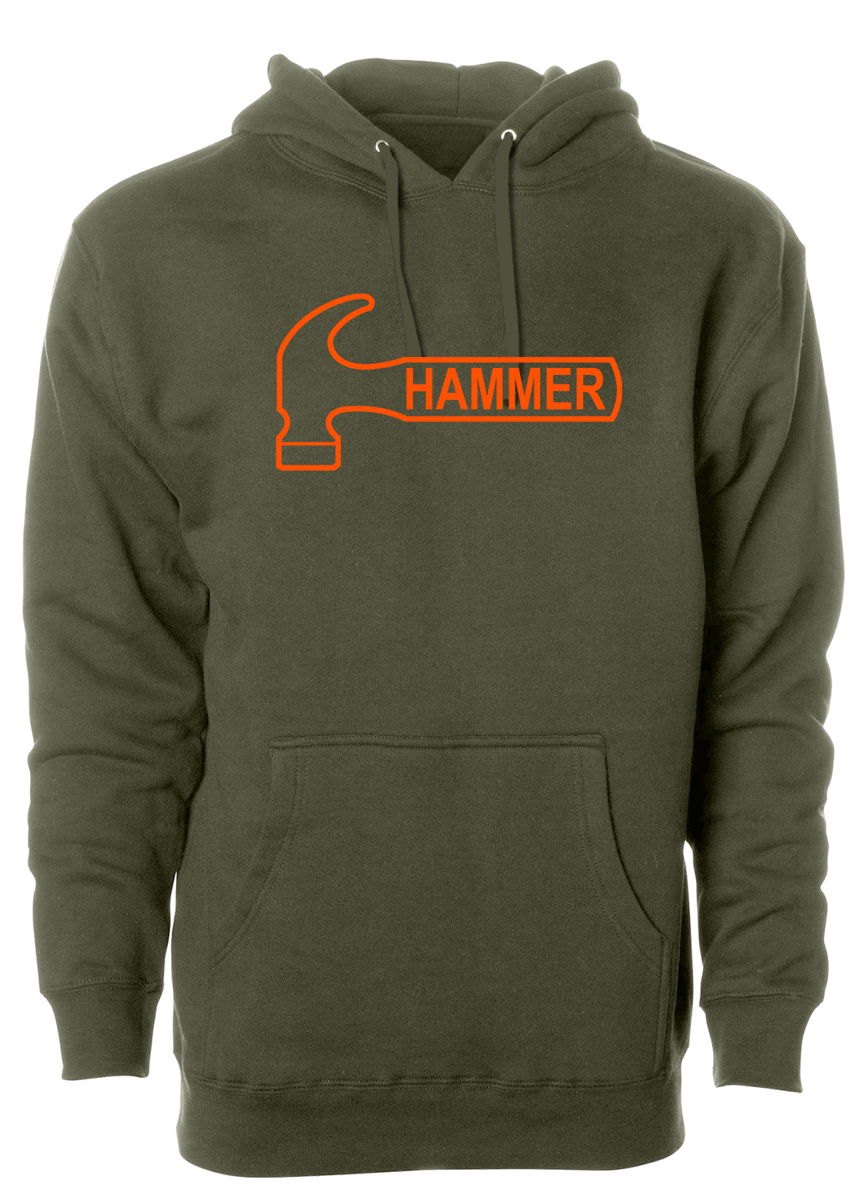 Hammer Orange Logo Classic Hoodie
