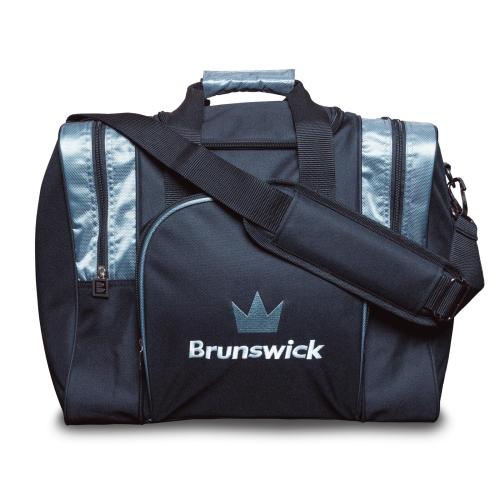 Brunswick Attack 1 Ball Single Tote Bowling Bag Grey