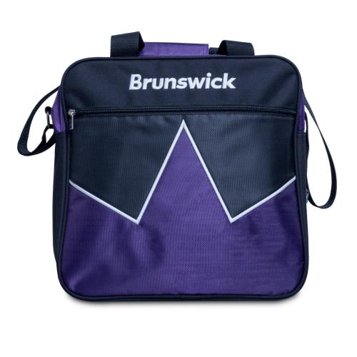 Brunswick Blast 1 Ball Single Tote Bowling Bag Purple