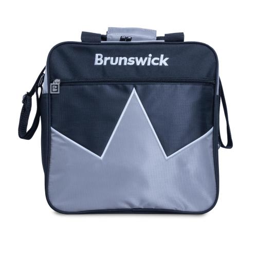 Brunswick Blast 1 Ball Single Tote Bowling Bag Silver