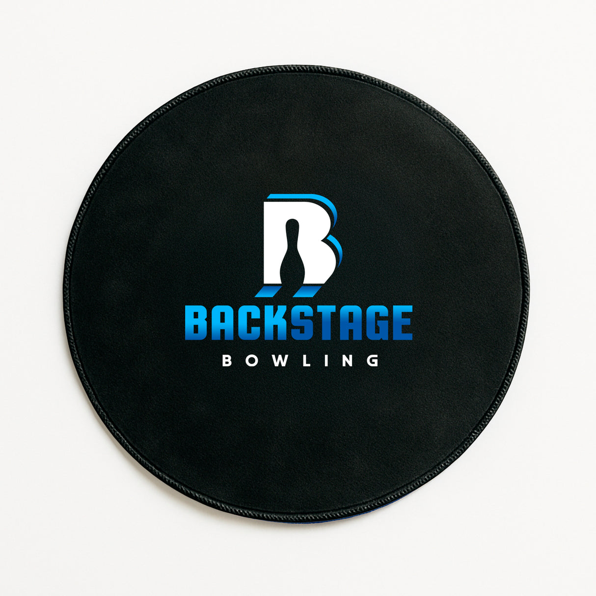 backstage bowling coaching shammy black with logo pba tour pwba junior gold absorbant towel for bowlers gift christmas stocking stuffer