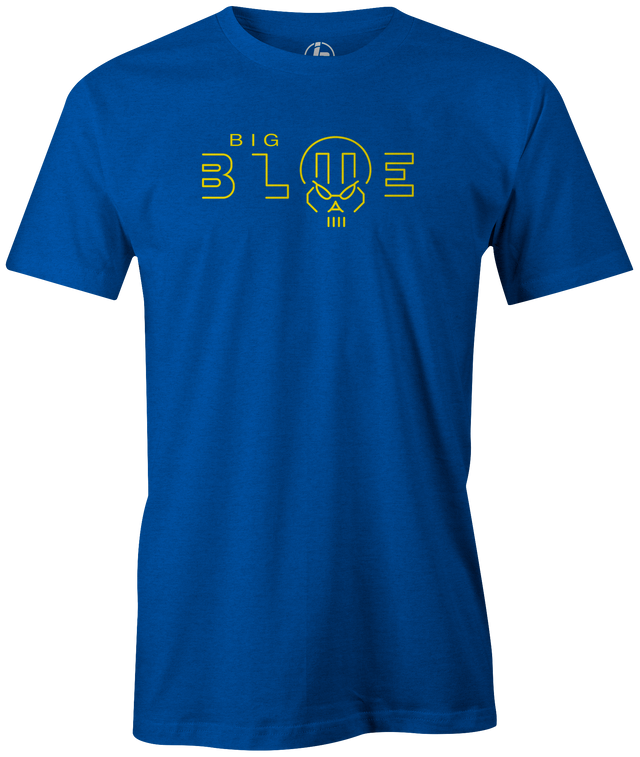 Did you love the Big Blue? Re-live this iconic ball with this Hammer Big Blue T-shirt! Hit the lanes with this cool retro t-shirt to show everyone how big of a bowling fan you are! Tshirt, tee, tee-shirt, tee shirt, teeshirt, shirt. League bowling team shirt. Old school. Men's.