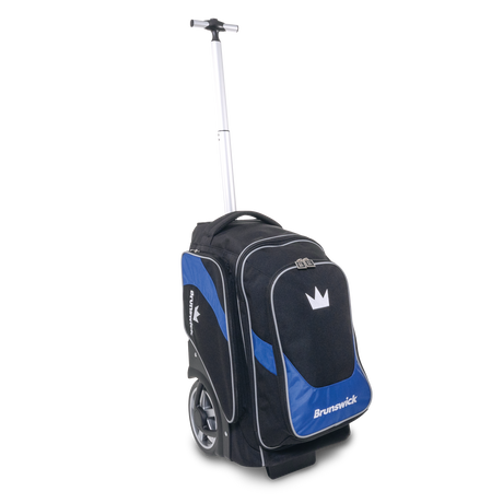 brunswick 2 ball roller charger bowling bag travel suitcase league tournament play sale discount coupon online pba tour
