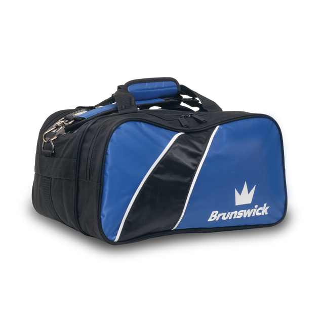 brunswick edge double tote bowling bag tournament league bag
