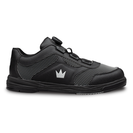 Brunswick Fury Black Bowling Shoes * Sleek synthetic upper * Molded EVA insole for comfort and performance * Extreme cushion comfort with Ortholite footbed * Convenient ATOP dial lacing system