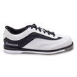 Brunswick Rampage White/Black Bowling Shoes * Synthetic uppers * Customizable Slide Sole technology * Rubber push away * Fixed Heel * Includes: #6 and #8 Slide Soles