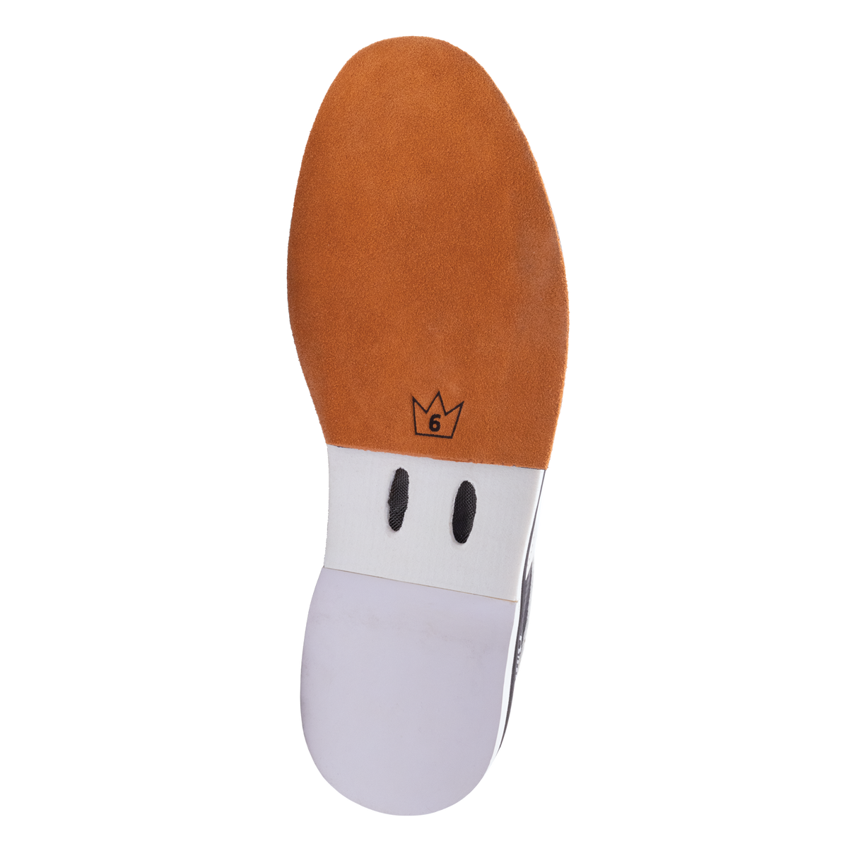 Brunswick Rampage White/Black Bowling Shoes * Synthetic uppers * Customizable Slide Sole technology * Rubber push away * Fixed Heel * Includes: #6 and #8 Slide Soles