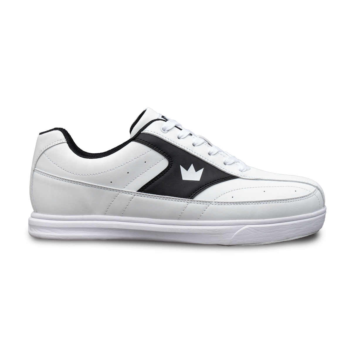 Brunswick Renegade White/Black Bowling Shoes * Performance synthetic uppers * Extra-light molded EVA outsole * Extremely comfortable * Pure slide microfiber slide soles on both shoes * Foam padded collar and tongue * Superior slide immediately * *