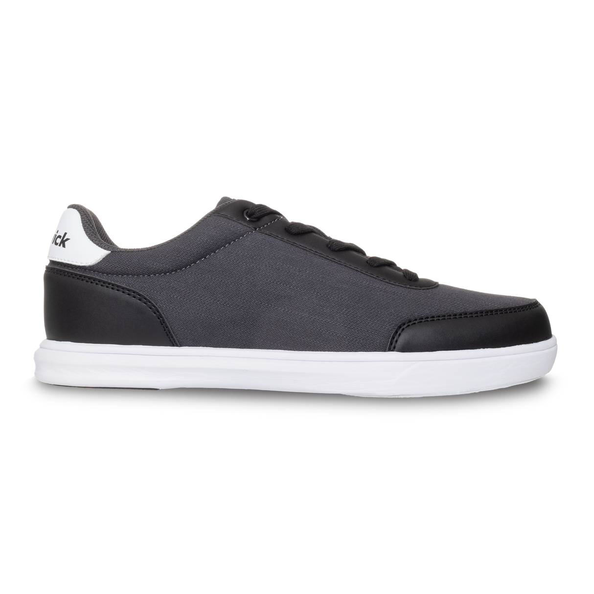 Brunswick Scholar Charcoal Bowling Shoes * Lightweight casual canvas upper * Pure Slide microfiber Slide Soles on both shoes * Foam padded collar and tongue * Extra-light EVA outsole * Lace-up for adjustable fit * *