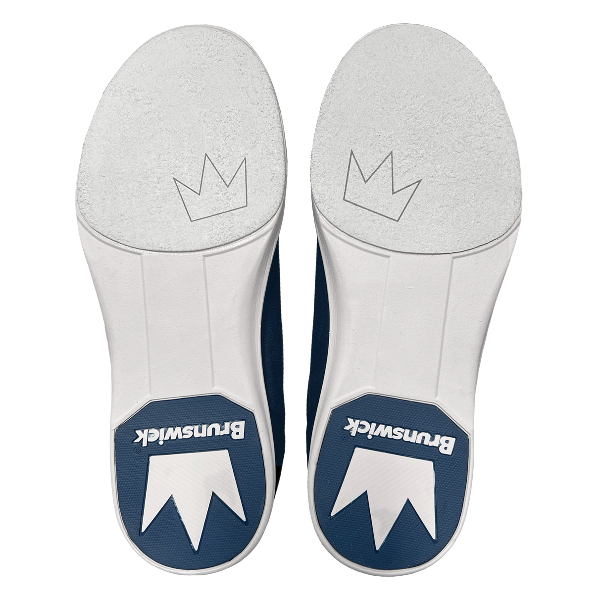 Brunswick Scholar Navy Bowling Shoes * Lightweight casual canvas upper * Pure Slide microfiber Slide Soles on both shoes * Foam padded collar and tongue * Extra-light EVA outsole * Lace-up for adjustable fit *  *