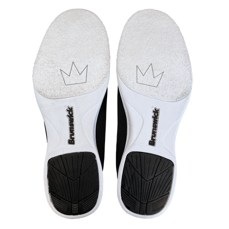 Brunswick Soul Women's Bowling Shoes Black * Athletic synthetic uppers * Light rubber outsole * Pure Slide microfiber Slide Soles on both shoes * Padded collar and tongue for added comfort *  *