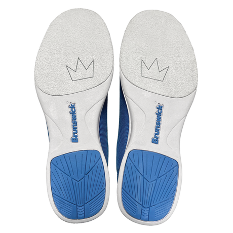 Brunswick Soul Women's Bowling Shoes Sky Blue  * Athletic synthetic uppers * Light rubber outsole * Pure Slide microfiber Slide Soles on both shoes * Padded collar and tongue for added comfort *  *