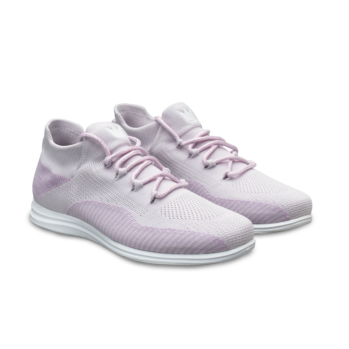 Brunswick Twisted Knit Women's Bowling Shoes Lilac * Stylish light-weight performance knit upper * Higher ankle collar for added style and comfort * Light-weight rubber outsole * Pure Slide microfiber Slide Soles on both sides *  *