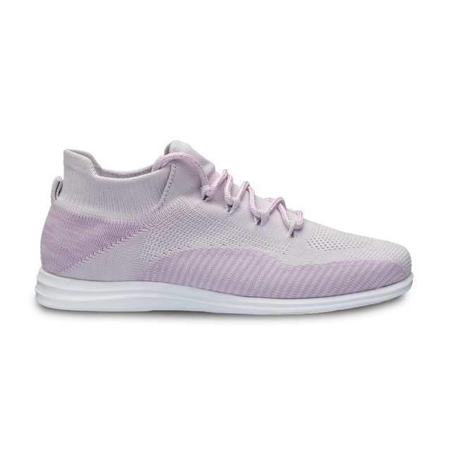 Brunswick Twisted Knit Women's Bowling Shoes Lilac * Stylish light-weight performance knit upper * Higher ankle collar for added style and comfort * Light-weight rubber outsole * Pure Slide microfiber Slide Soles on both sides *  *